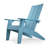 Harlean Modern All Weather Outdoor HIPS Plastic/Resin Adirondack Chair Fire Pit Chairs Oversized Patio Chair With Cup Holder-1255533509