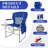Camping Directors Chair, Portable Folding Chair With Side Table And Pocket For Beach, Camping, Lawn & Fishing-1284033557