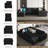 Fouraker Upholstered L-Shaped Sectional with Ottoman Reversible-9230954