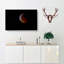 Total Lunar Eclipse - Wrapped Canvas Painting-55361291