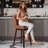 Eriqa Swivel 30.6'' Bar Stool, Brown-725924746