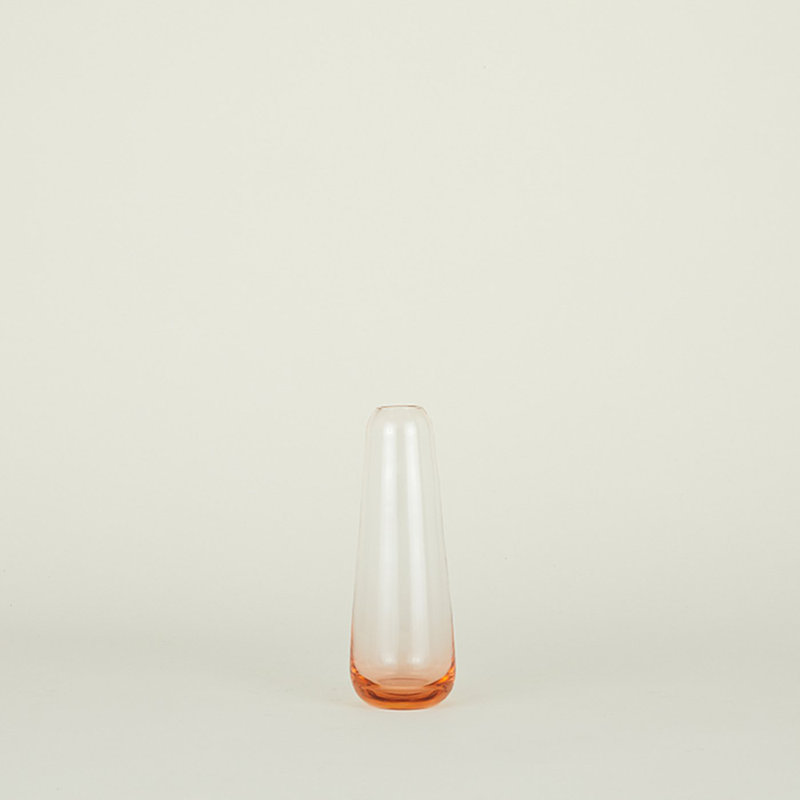 Aurora 9'' Glass Table Vase, Blush