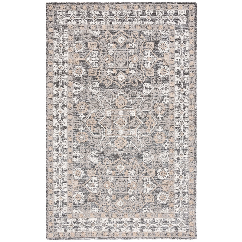 Antiquity Hand Tufted Performance Southwestern Rug, Square 6'