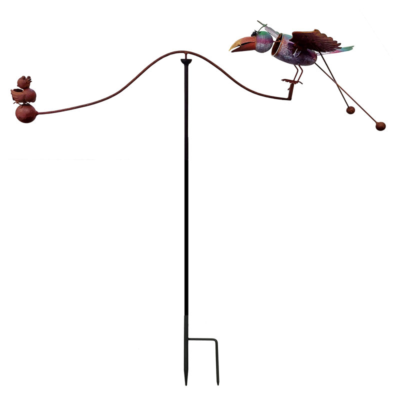 Piquet de jardin extérieur Old Crow and Baby