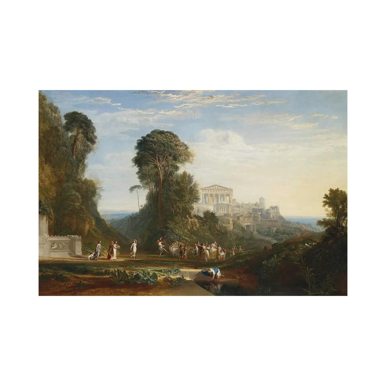 Marlow Home Co. The Temple Of Jupiter Panellenius by J.M.W. Turner ...