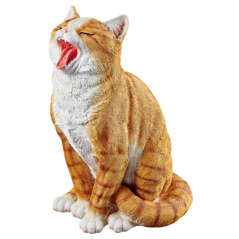 Lazy Daze Kitty Yawning Cat Figurine