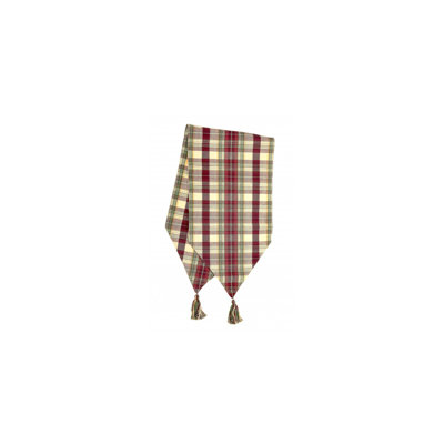 Watterson Plaid 100% Cotton Table Runner