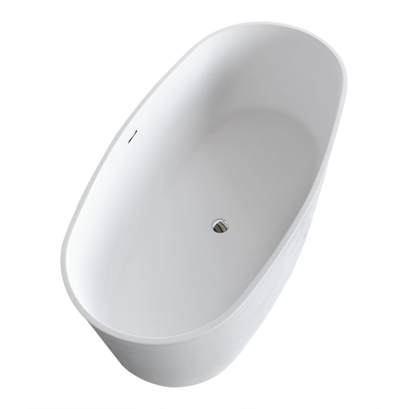61.375'' x 31.125'' Freestanding Solid Surface Bathtub