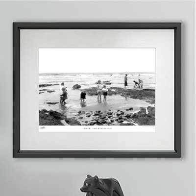 Tywyn, The Beach 1925 by Francis Frith - Single Picture Frame Print