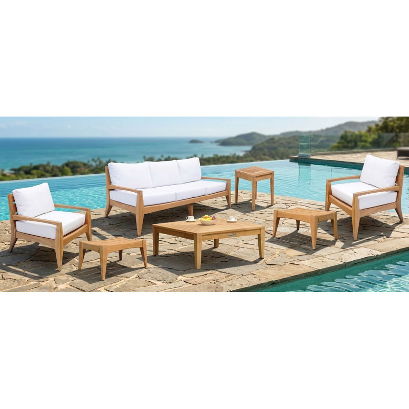 Noida Outdoor 5 - Seat Patio Sofa