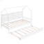Lit en bois avec couchette, lit pour enfant avec tablette-2068573552