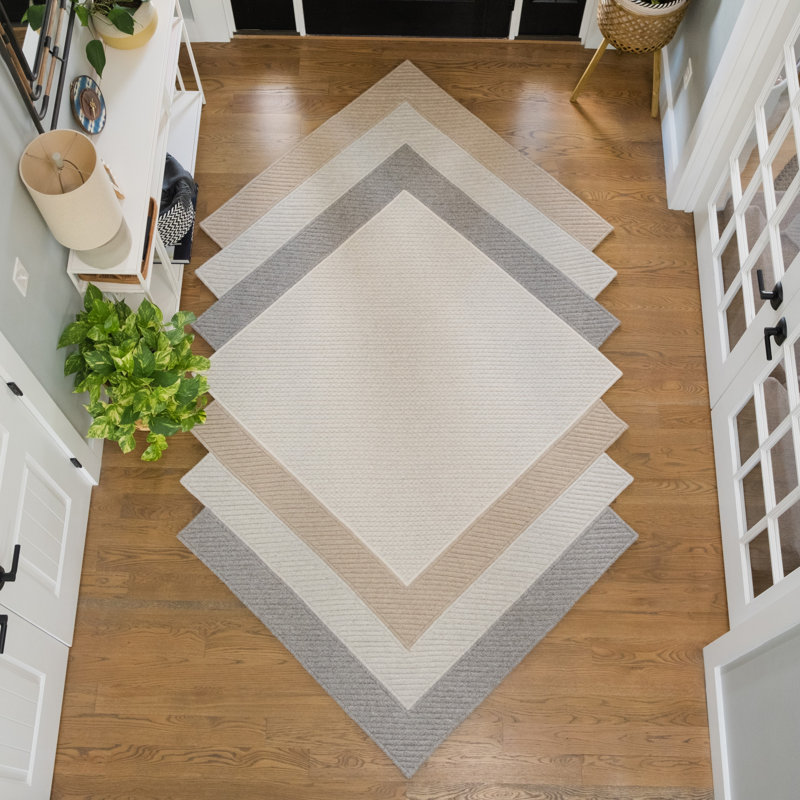 Tapis en laine naturel Delano, Rectangle 4 pi x 8 pi