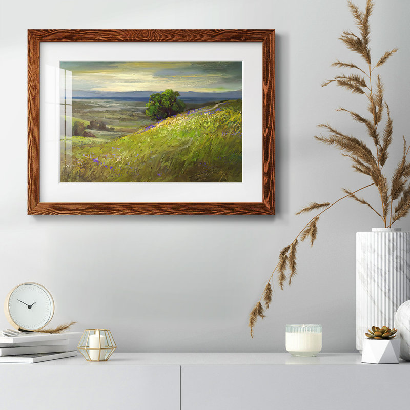 «Path Up Windy Hill», reproduction d'art sur papier, Érable, H 26 po x l 38 po
