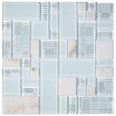 Versaillles Marble And Glass Mosaic Tile
