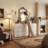 Elegant 9-Drawer High-Gloss White Dresser