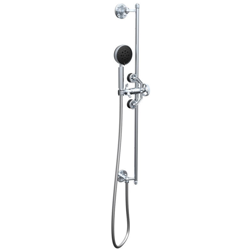 Douche à main à barre coulissante Argonaut, Chrome chrome