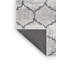 Tapis zone gris clair contemporaine-629939845