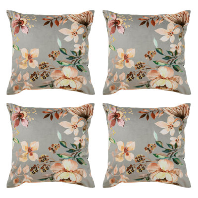 Deyan Gray Square Cushion