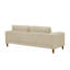 Canapé en velours côtelé à accoudoirs carrés avec pieds en bois-291877102