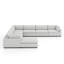 Canapé modulaire avec repose-pieds 8 pièces Minimalist