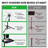 Yescom Music Sheet Stand 37"-61" Tiltable Widened Stable Tripod Base Storage Tray Carrying Bag Music Studio Event