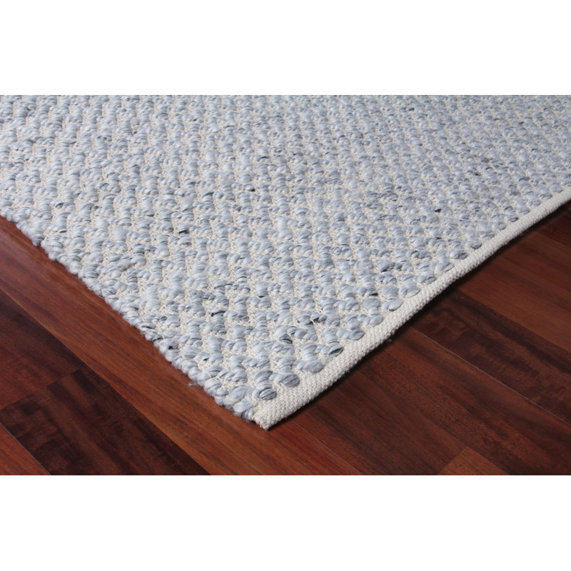 Rialto Chevron Area Rug in Light Gray, Rectangle 10' x 14'