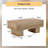 Modern Simple Light Wood Texture MDF Coffee Table - 43.3"X21.6"X17.2" Practical Model.Making It An Ideal Addition To Any Living Room Or Apartment.W1151P295247 (Only Including Table)