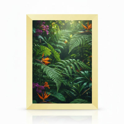 8.5x11 Wall & Tabletop Picture Frame - Shatter Resistant Plexiglass, Dual Orientation for Certificates, Posters & Photos
