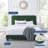 Celine Channel Tufted Performance Velvet Platform Bed-1029404567-1029404584