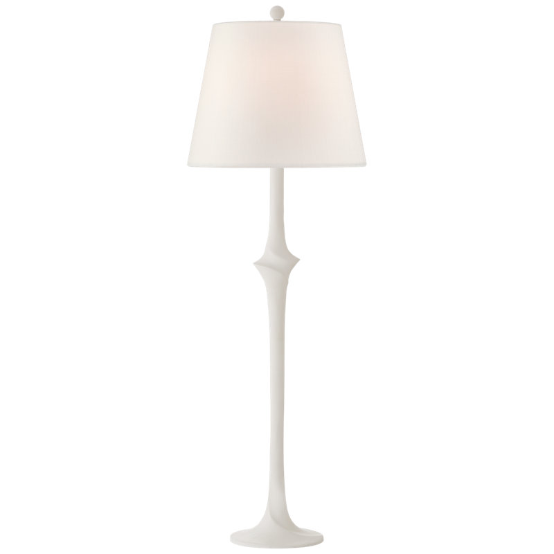 Chapman & Myers Bates Sculpted Buffet Lamp, Matte White