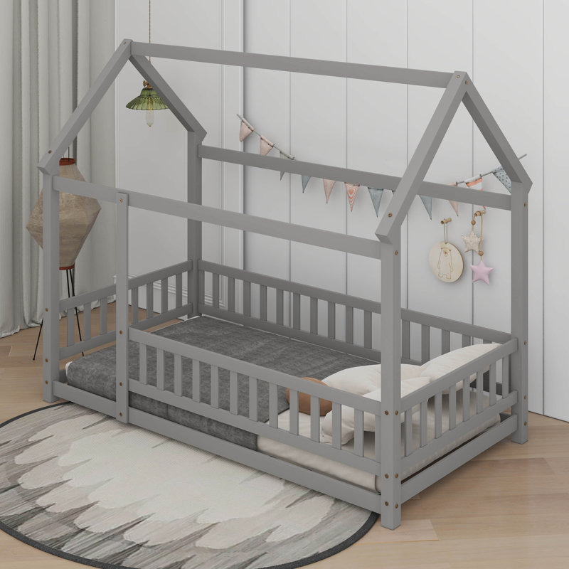 Base de lit en bois, Lit simple
