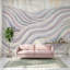 Papier peint abstrait vagues abstraites lavande pastel amovible-210027861-210027880