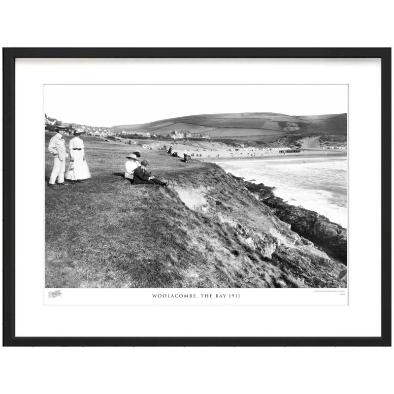 Woolacombe, The Bay 1911 by Francis Frith - Single Picture Frame Print, 28cm H x 36cm W x 2.3cm D