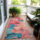 Machine Washable Indoor/Outdoor Claudian ACN1547 Salmon Rug