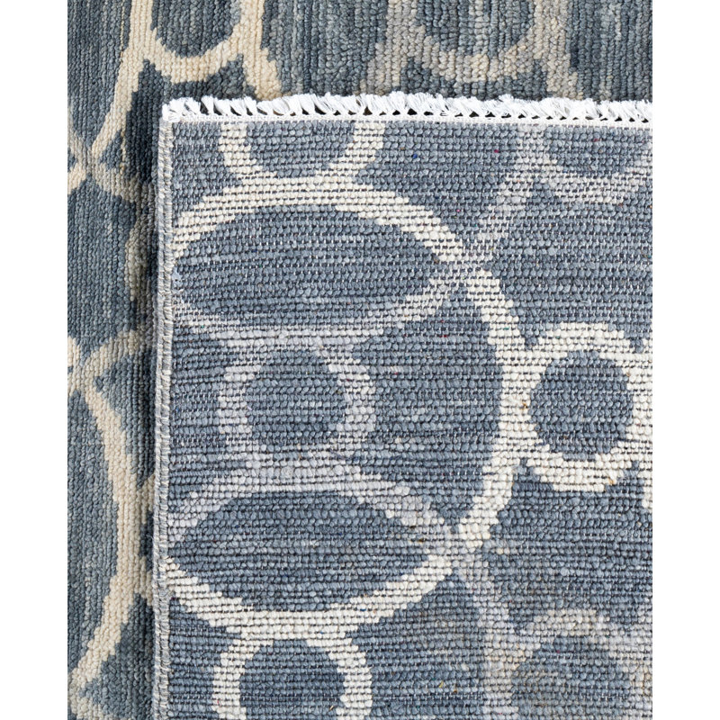 Overdyed One-of-a-Kind 9' 1" X 12' 1" Hand Knotted Area Rug