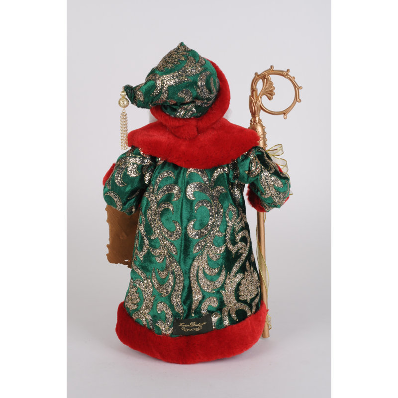 Evergreen and Crimson Santa
