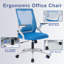Chaise de bureau ergonomique Bleona-107255634-107255635