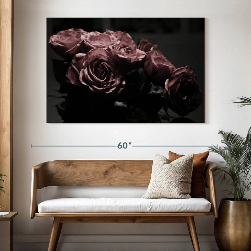 Harnek Melancholic Roses, 34" H x 51" W
