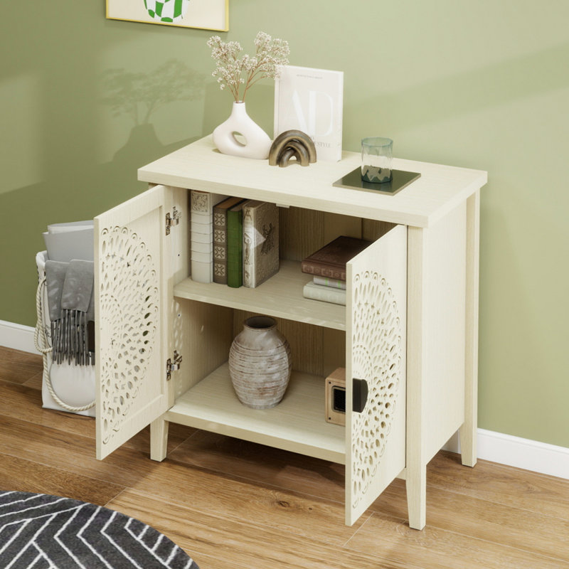 Armoire d'appoint à 2 portes creuses pour l'entrée
