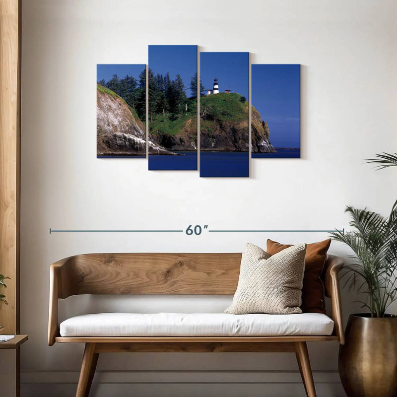 Phare Gillard, côte de Washington, H 27 po x l 43 po