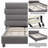 Luxury 60-Inch Asymmetrical High-Back Linen Upholstered Platform Bed - Memory Foam Compatible, No Box Spring Needed | Elevate Your Bedroom with Contemporary Style & Restful Comfort-94914995-94914999