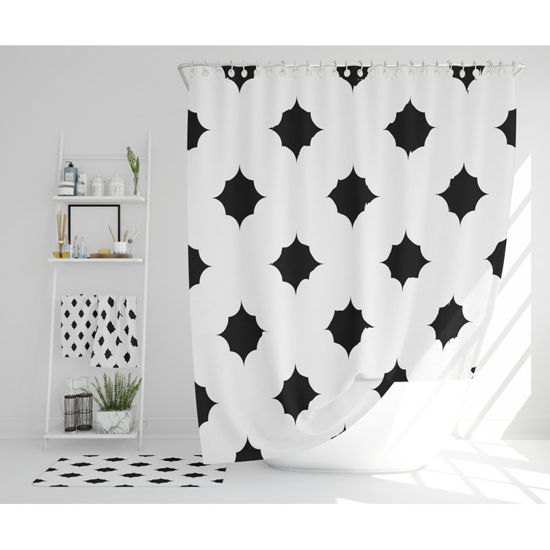 Nesita Polyester Shower Curtain Set