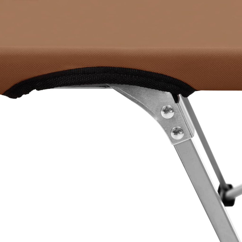 Laci Folding Camping Bed, Brown