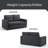 Upholstered 55'' Sleeper Sofa-1407739467