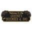 Daisey 3-Line Wall Address Plaque-373041341-373041334