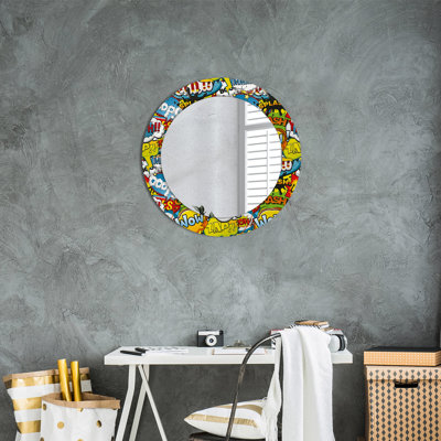 Huldar Glass Flat Wall Mirror
