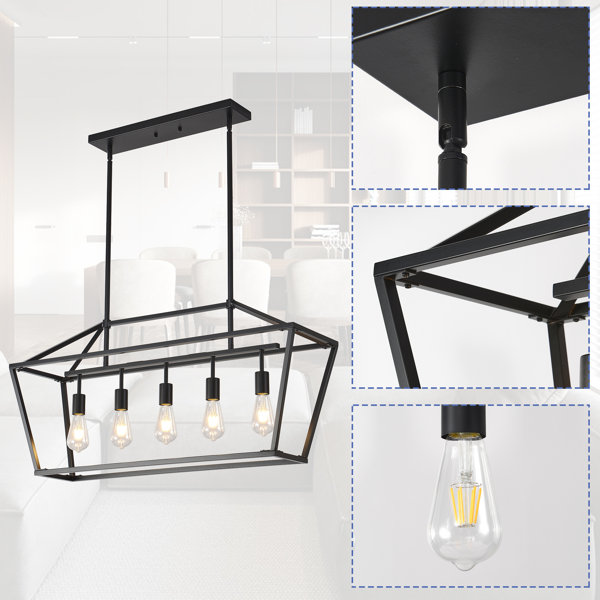 Gracie Oaks Allyn 5 - Light Kitchen Island Pendant | Wayfair