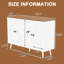 Armoire décorative à quatre portes-279162678