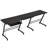 Arvina L-Shaped Metal Base Writing Desk