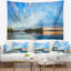 Tapisserie d'automne plage exotique sur la rivière-28509256